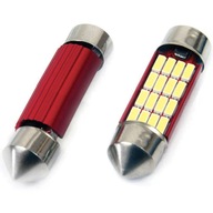 C5W 39MM LED ŽIAROVKA BIELA LED SMD CANBUS 12V 24V C10W C3W 2KS/SET C5W 39MM LED ŽIAROVKA BIELA LED SMD CANBUS 12V 24V C10W C3W 2KS/SET