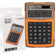 Oranžová kalkulačka Citizen WR-3000 Oranžová kalkulačka Citizen WR-3000