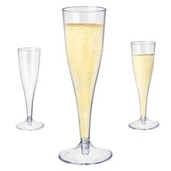 Plastové poháre na víno Šampanské 100ml 20ks.