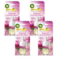 Vzduchové kazety pre elektrický osviežovač Magnolia a čerešňový kvet 4x 19 ml Vzduchové kazety pre elektrický osviežovač Magnolia a čerešňový kvet 4x 19 ml