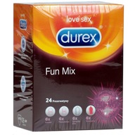 Durex Fun MIx kondómy 24 ks