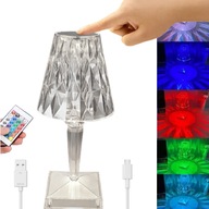 Crystal Rose LED viacfarebná PILOT RGB lampa Crystal Rose LED viacfarebná PILOT RGB lampa