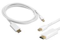 Kábel Mini DisplayPort HDMI Thunderbolt Mac Apple Kábel Mini DisplayPort HDMI Thunderbolt Mac Apple