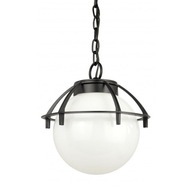 Čierna záhradná lampa závesné BALLS WITH KOŠÍK 200 Čierna záhradná lampa závesné BALLS WITH KOŠÍK 200