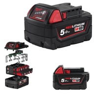 ORIGINÁL Milwaukee M18 M5 Batéria 18V 5Ah