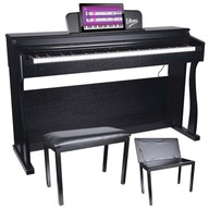 Digitálne piano 88 kláves, polovyvážená klaviatúra + lavica