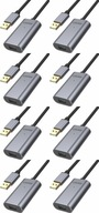 Unitek Y-272 USB predlžovací kábel 10m šedý x8 Unitek Y-272 USB predlžovací kábel 10m šedý x8