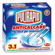 Tablety na odstraňovanie vodného kameňa Pulirapid do práčky 3v1 16