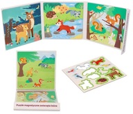 Hračky pre deti Magnetické puzzle Lesné zvieratká Puzzle Magnety Hračky pre deti Magnetické puzzle Lesné zvieratká Puzzle Magnety