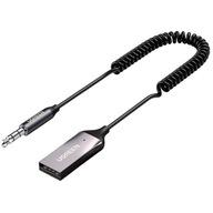 Ugreen Bluetooth 5.3 audio prijímač USB kábel audio adaptér AUX jack čierny Ugreen Bluetooth 5.3 audio prijímač USB kábel audio adaptér AUX jack čierny