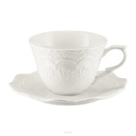 Porcelánová šálka na čaj 220 ml s podšálkou AURELIA Porcelánová šálka na čaj 220 ml s podšálkou AURELIA