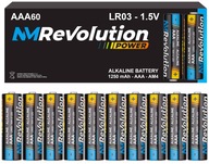 60x AAA 1,5V ALKALICKÉ BATÉRIE LR03 R3 PRSTY 60x AAA 1,5V ALKALICKÉ BATÉRIE LR03 R3 PRSTY