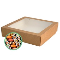 EKO VEĽKÁ KRABIČKA SET BALENIE NA SUSHI PERNÍK S OKIENKOM 26x26 25 ks. EKO VEĽKÁ KRABIČKA SET BALENIE NA SUSHI PERNÍK S OKIENKOM 26x26 25 ks.
