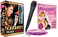 POĽSKÉ HITY + Karaoke pre dievčatá DVD + mikrofón