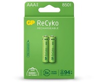 GP Recyko R03/AAA 850mAh séria B2 1,2V Ni-MH GP Recyko R03/AAA 850mAh séria B2 1,2V Ni-MH