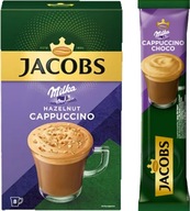 Káva Jacobs Milka Cappuccino Hazelnut 8 vrecúšok
