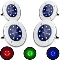 4x NÁHRADNÁ LAMPA LED DISK ZÁHRADNÝ SOLÁRNY UZEMNÝ POHON V RGB DISKOCH 4x NÁHRADNÁ LAMPA LED DISK ZÁHRADNÝ SOLÁRNY UZEMNÝ POHON V RGB DISKOCH