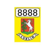 MAGNET Lublin SIDE NUMBER pre taxíky MAGNET Lublin SIDE NUMBER pre taxíky