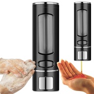 Nástenný dávkovač tekutého mydla 400 ml čierny moderný dizajn Nástenný dávkovač tekutého mydla 400 ml čierny moderný dizajn