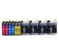 10x atramenty pre tlačiareň BROTHER DCP-J100 LC529 LC525 10x atramenty pre tlačiareň BROTHER DCP-J100 LC529 LC525