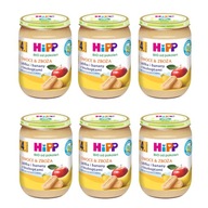 HiPP BIO Jablká a banány s piškótami 6x190g HiPP BIO Jablká a banány s piškótami 6x190g