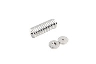 Neodymový prstencový magnet MP 20x(8x4)x3 N38 na skrutku 20 kusov Neodymový prstencový magnet MP 20x(8x4)x3 N38 na skrutku 20 kusov