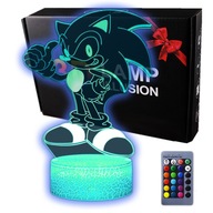 3D LED USB nočná lampa Little Sonic z rozprávky 3D LED USB nočná lampa Little Sonic z rozprávky