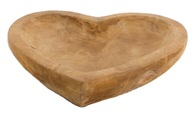 TEAKOVÝ TANIER SRDCE cca 37 CM TEAKOVÝ TANIER SRDCE cca 37 CM