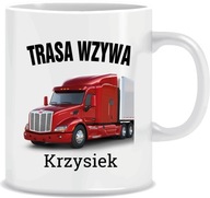 Darčekový hrnček TRUCK ROUTE IS CALLING + akékoľvek meno Darčekový hrnček TRUCK ROUTE IS CALLING + akékoľvek meno