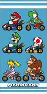MARIOKART SUPER MARIO BROS osuška 70cm x 140cm MARIOKART SUPER MARIO BROS osuška 70cm x 140cm