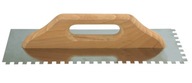 Nerezové sadrové hladidlo 380 x 128mm, zuby 8 x 8mm Nerezové sadrové hladidlo 380 x 128mm, zuby 8 x 8mm