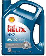 SHELL HELIX HX7 5W40 4L SN/CF A3/B4