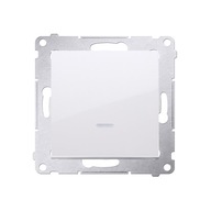 LED PODSVIETENÉ SPÍNACIE TLAČIDLO SIMON 54 BIELY LED PODSVIETENÉ SPÍNACIE TLAČIDLO SIMON 54 BIELY
