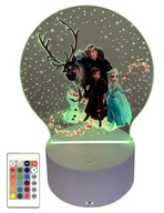 3D LED FROST LAMP 16 farieb + DIAĽKOVÉ OVLÁDANIE 3D LED FROST LAMP 16 farieb + DIAĽKOVÉ OVLÁDANIE
