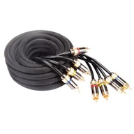 4RCA kábel + ovládanie. KICX RCA 04 4,9m. 4RCA kábel + ovládanie. KICX RCA 04 4,9m.