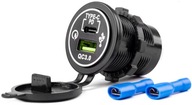AUTO ZÁSUVKA USB NABÍJAČKA + USB-C 12V 24V AUTO ZÁSUVKA USB NABÍJAČKA + USB-C 12V 24V