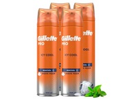 4x GILLETTE ICY MENTOLOVÁ PENA NA HOLENIE 250ml