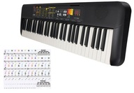 KLÁVESNICA YAMAHA PSR-F52 + NÁLEPKY KLÁVESNICE