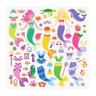 Puffy opakovane použiteľné nálepky morskej panny vypuklé Pre deti Melissa&Doug Puffy opakovane použiteľné nálepky morskej panny vypuklé Pre deti Melissa&Doug