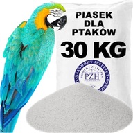 Biely pieskový kúpeľový prach pre papagáje kanárske 30 KG
