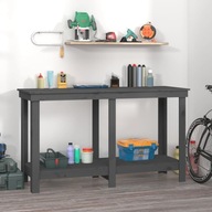 VidaXL Pracovný stôl Sivý 140x50x80 cm Solid Dre VidaXL Pracovný stôl Sivý 140x50x80 cm Solid Dre