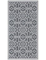 Koberec tkaný módny vzor strún Boho 50x80 sivá