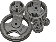 Sada 115kg záťažových liatinových riadidiel 29mm