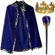 Narodenie Hrať Kostým kráľa Kostým kráľa Cape Crown Žezlo Prestrojenie pravítka NI Narodenie Hrať Kostým kráľa Kostým kráľa Cape Crown Žezlo Prestrojenie pravítka NI