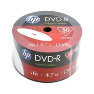 DISKY HP DVD-R 4,7 GB 50 PCS. NA VYTLAČENIE
