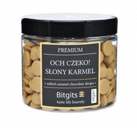 Čokoláda Callets Slaný Karamel Sladká Slaná Chuť Čokoláda Callets Slaný Karamel Sladká Slaná Chuť