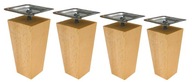 4x surové drevené nábytkové nohy 12cm lichobežníkový výkon. 4x surové drevené nábytkové nohy 12cm lichobežníkový výkon.