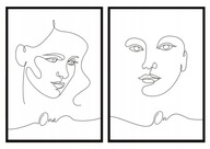 OBRAZOVÉ PLAGÁTY V RÁME 53x73cm Diptych Ona a on P760 OBRAZOVÉ PLAGÁTY V RÁME 53x73cm Diptych Ona a on P760