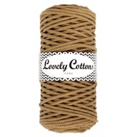Bavlnená šnúrka Lovely Cottons Dark Beige Bavlnená šnúrka Lovely Cottons Dark Beige