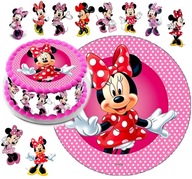 MINNIE MYŠKA+10 POSTAVIČOV TORTA SET MINNIE MYŠKA+10 POSTAVIČOV TORTA SET